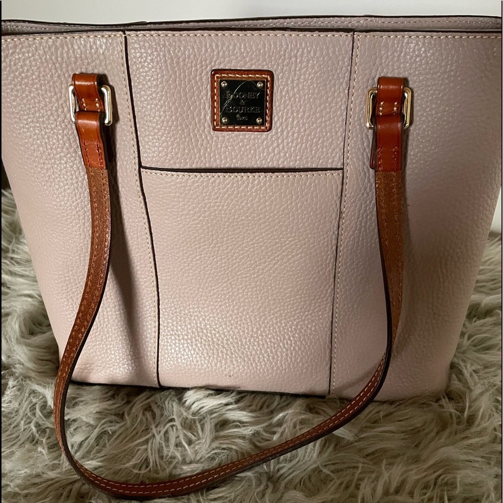Leather tote